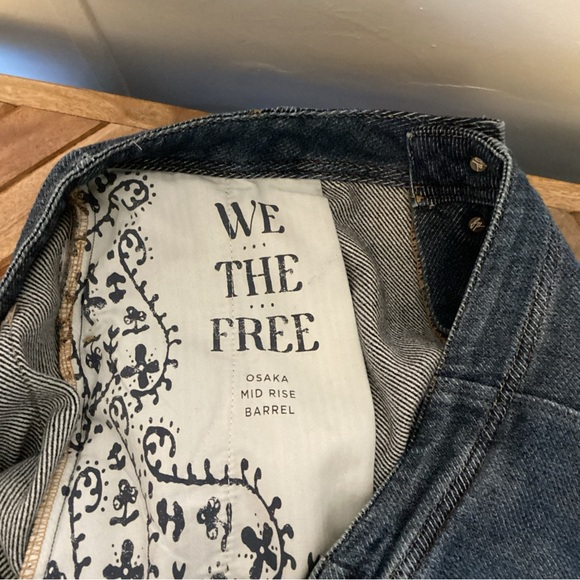 Osaka Mid-Rise Barrel Jeans Size 33 OB1569969 - Picture 4 of 10